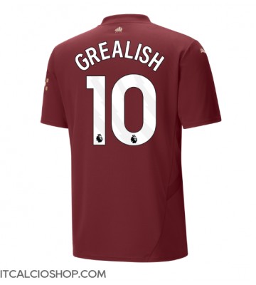 Manchester City Jack Grealish #10 Terza Maglia 2024-25 Manica Corta